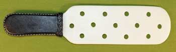 White Teflon Paddle with Holes 14" Long and 3 1/2" Wide  $29.99