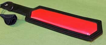 Padded Leather Paddle Red - 15" Long and 3 1/2" Wide   WOW $27.99 