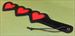 Leather Three Heart Paddle 16 Long and 3 Wide $24.99 - NOW only $19.99