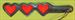 Leather Three Heart Paddle 16 Long and 3 Wide $24.99 - NOW only $19.99