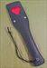 Red Heart Leather Paddle  ~   14 1/2 x 3 1/2   $24.99