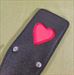 Red Heart Leather Paddle  ~   14 1/2 x 3 1/2   $24.99