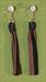 Flogger Earrings - Black & Brown $11.99