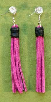 Flogger Earrings - Pink $11.99