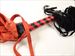Red & Black 2-sided Flogger, 24/24 Suede Falls, 44+ $51.99
