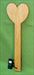 Cherry Wooden Heart Paddle 13 Long and 4 1/2 Wide   WOW $19.99 