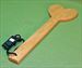 Cherry Wooden Heart Paddle 13 Long and 4 1/2 Wide   WOW $19.99 