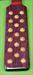 THE DEVILs WARTS - Purple Heart  16 1/2 x  3 x 1/2   OUCH  $29.99