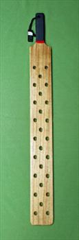 DOUBLEWIDE  Exotic MAHOGANY  26 Hole Paddle  36" x 3 3/4" x 1/2"   $47.99