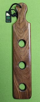 WALNUT ~ Three Holed Paddle  ~ A Big OUCH 16"  $29.99